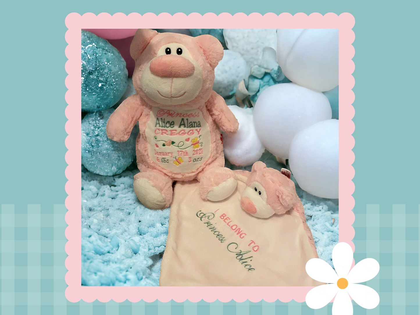 Pink Cubbyford | Official Cubbie Soft Toy | Personalised