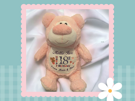 Pink Cubbyford | Official Cubbie Soft Toy | Personalised