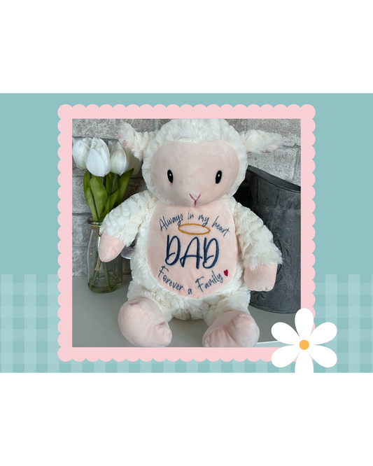 Loverby Fluffy Lamb | Official Cubbie Soft Toy | Personalised
