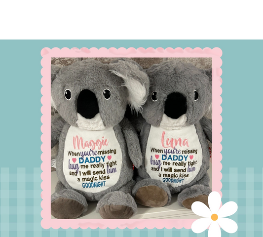 Oswald Koala | Official Cubbie Soft Toy | Personalised