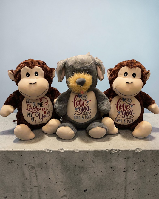 Shaggy Terrier Dog | Official Cubbie Soft Toy | Personalised