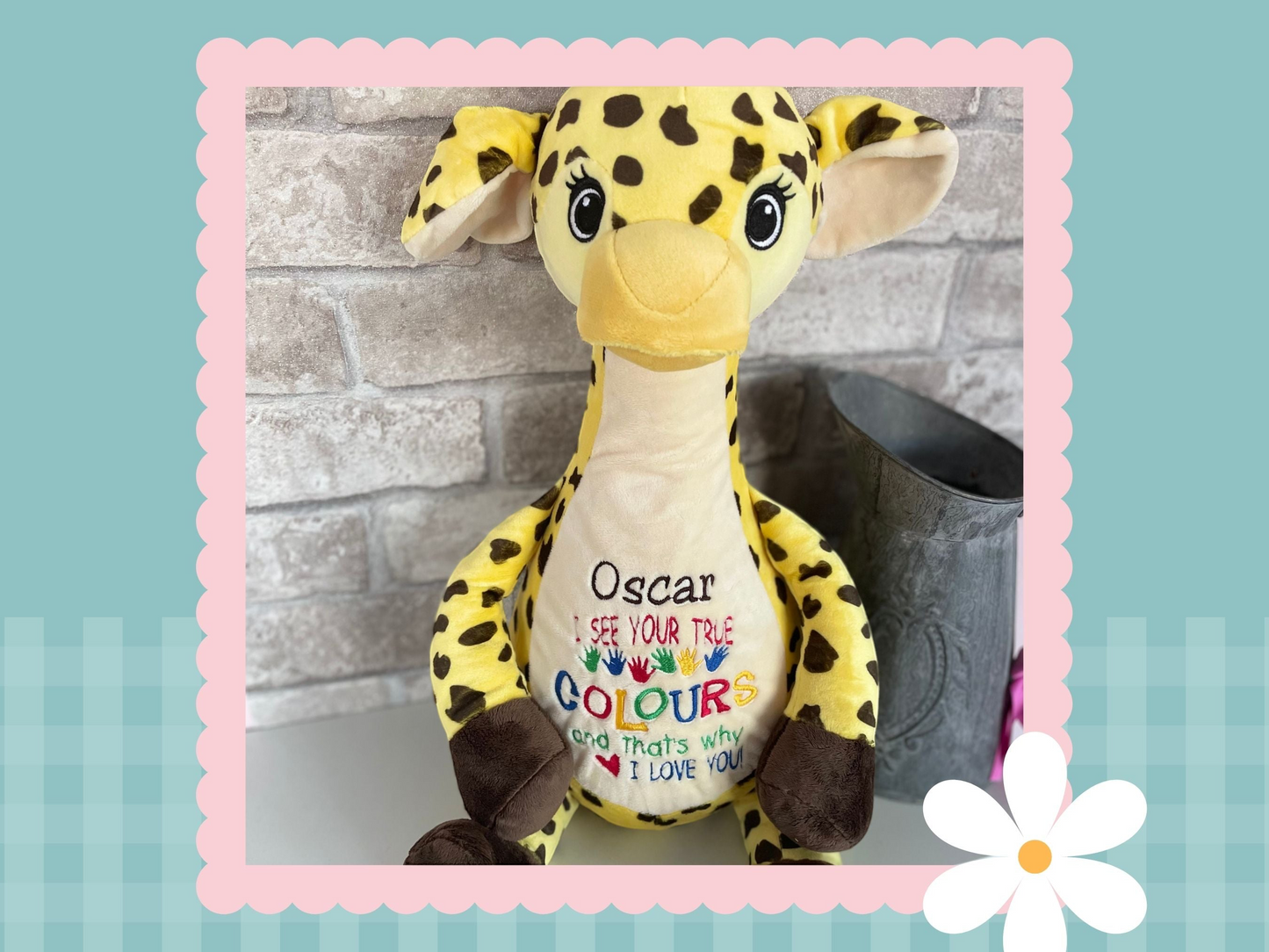 Tumbleberry Giraffe Official Cubbie Soft Toy | Personalised