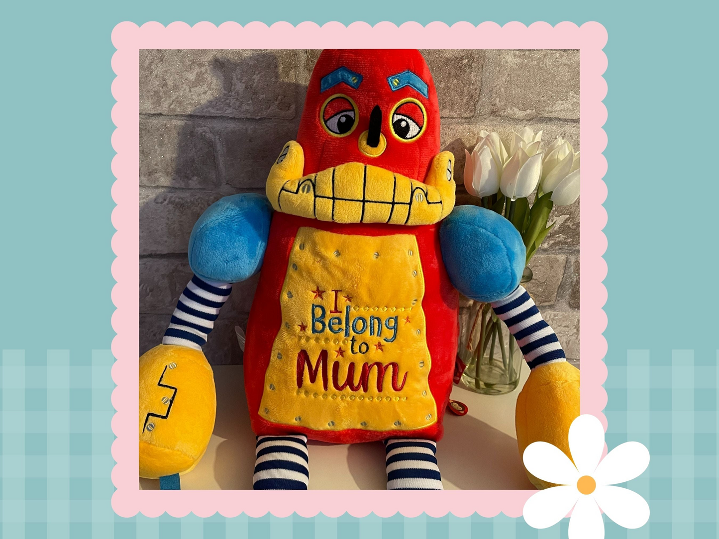 D.A.V.E Robot | Official Cubbie Soft Toy | Personalised