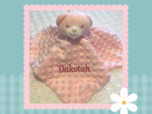 Personalised Bubble Bear Comforter | Embroidered