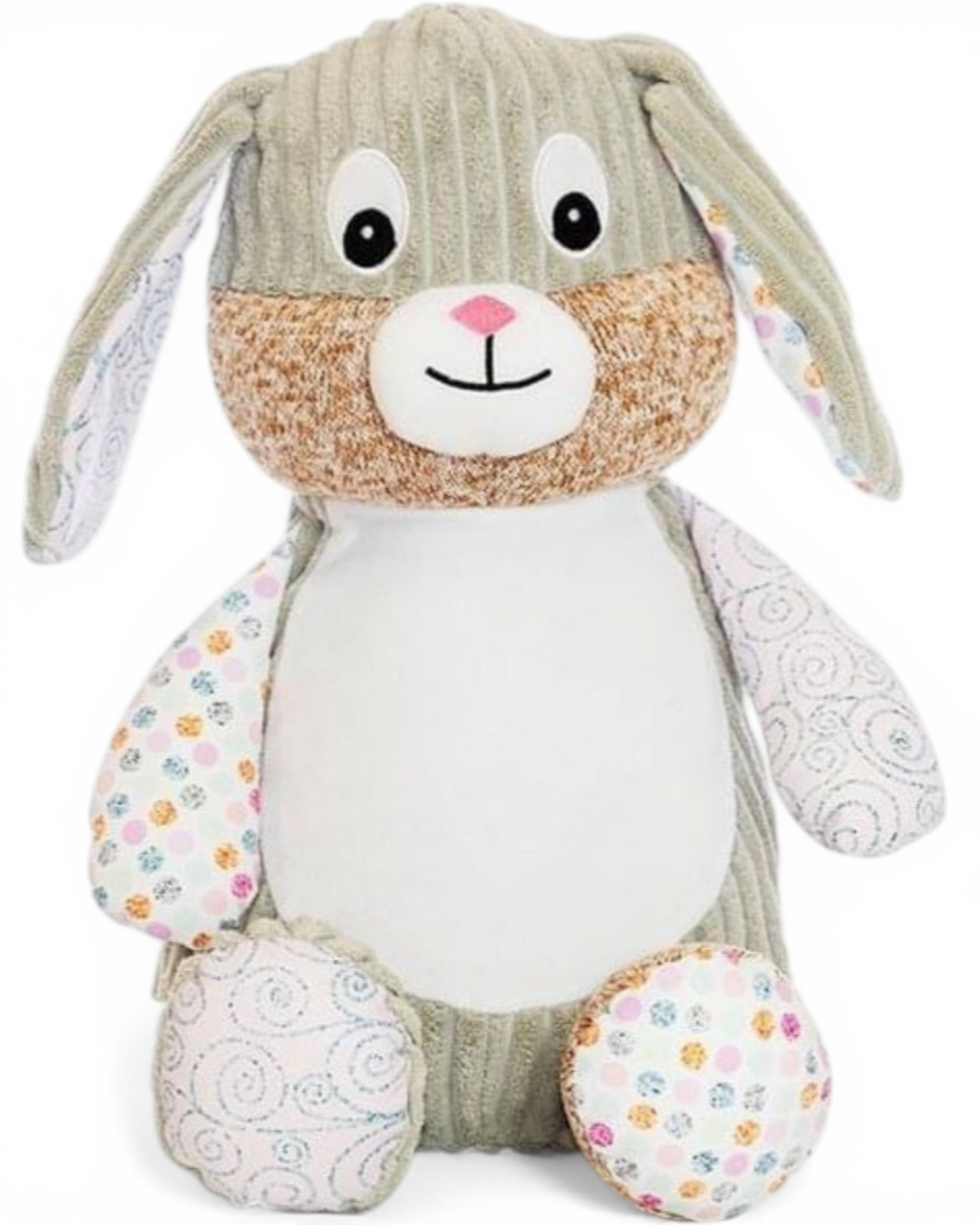 Icing Sugar Sensory Bunny | Official Cubbie Soft Toy | Personalised