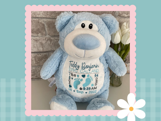 Blue Cubbyford | Official Cubbie Soft Toy | Personalised