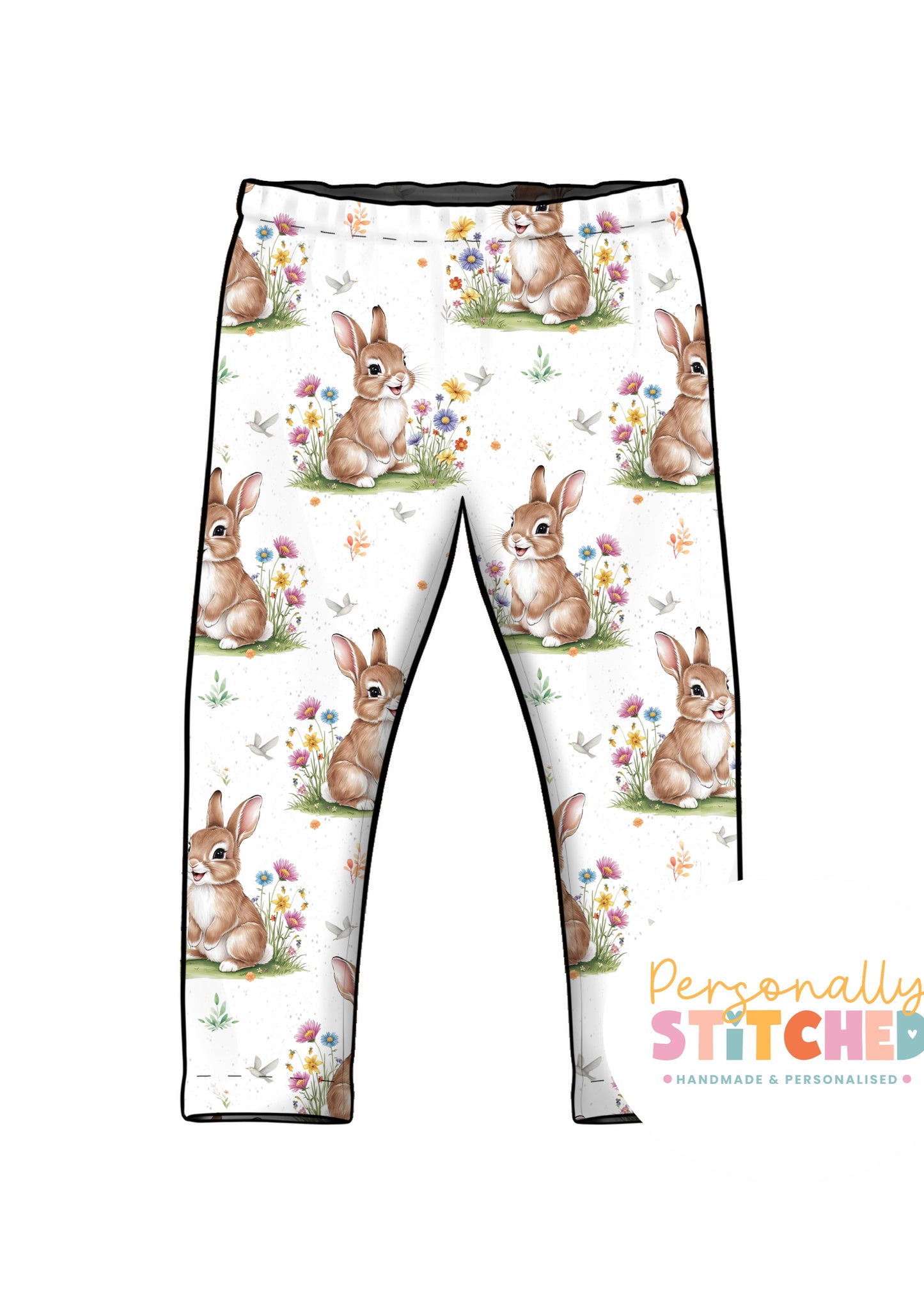 Exclusive Cutie Rabbit Organic Cotton Jersey Classic Leggings