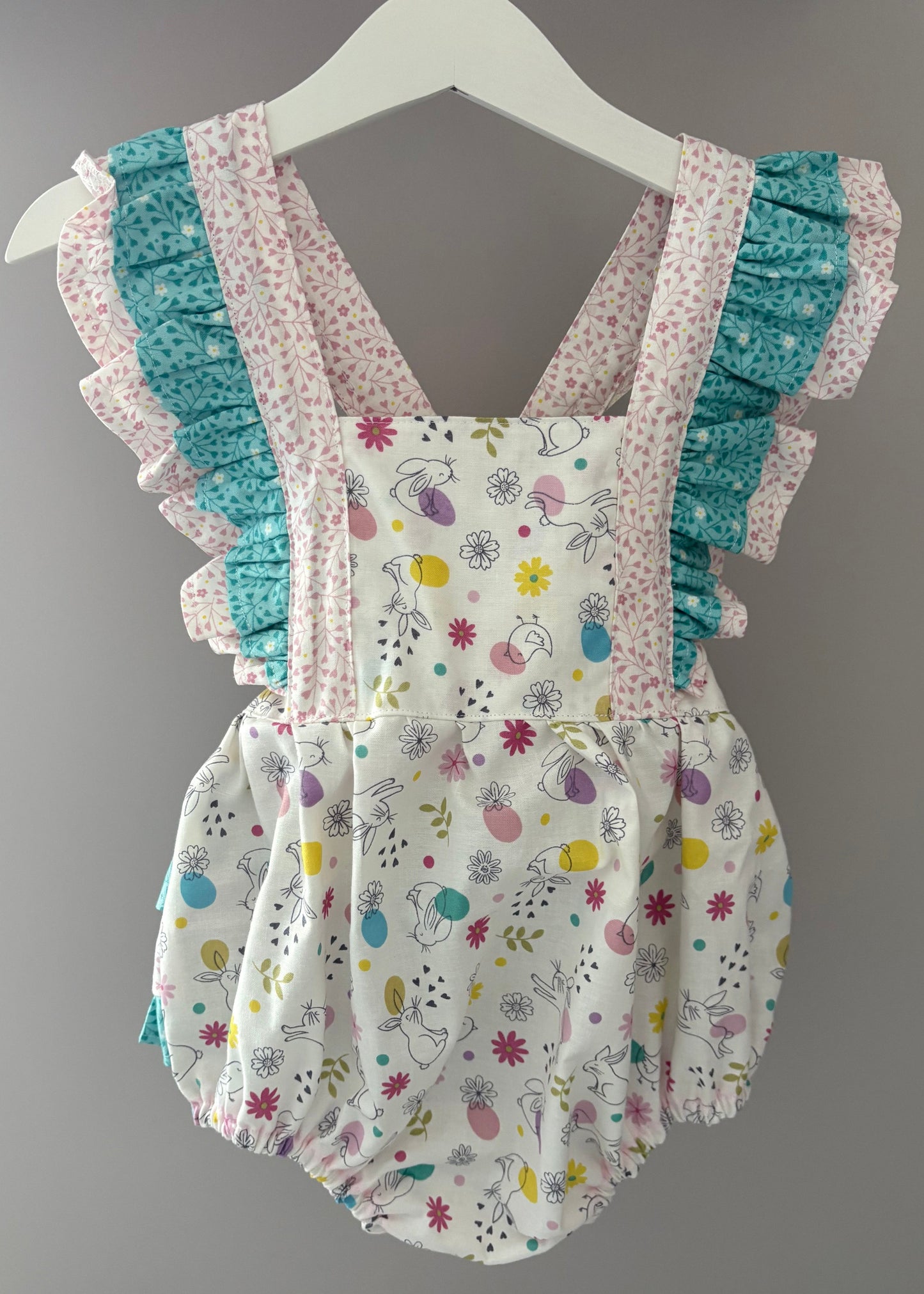 Spring Treats Bellevue Pinafore Romper