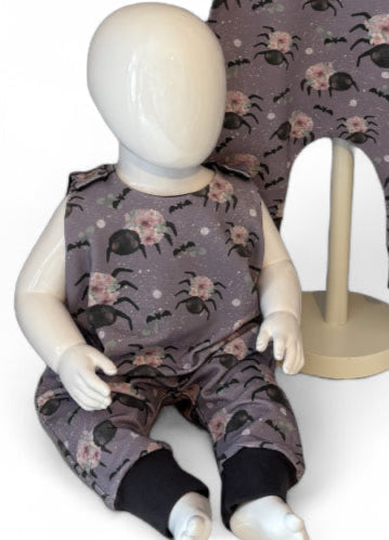Floral Spider - Playful Romper - READY TO POST