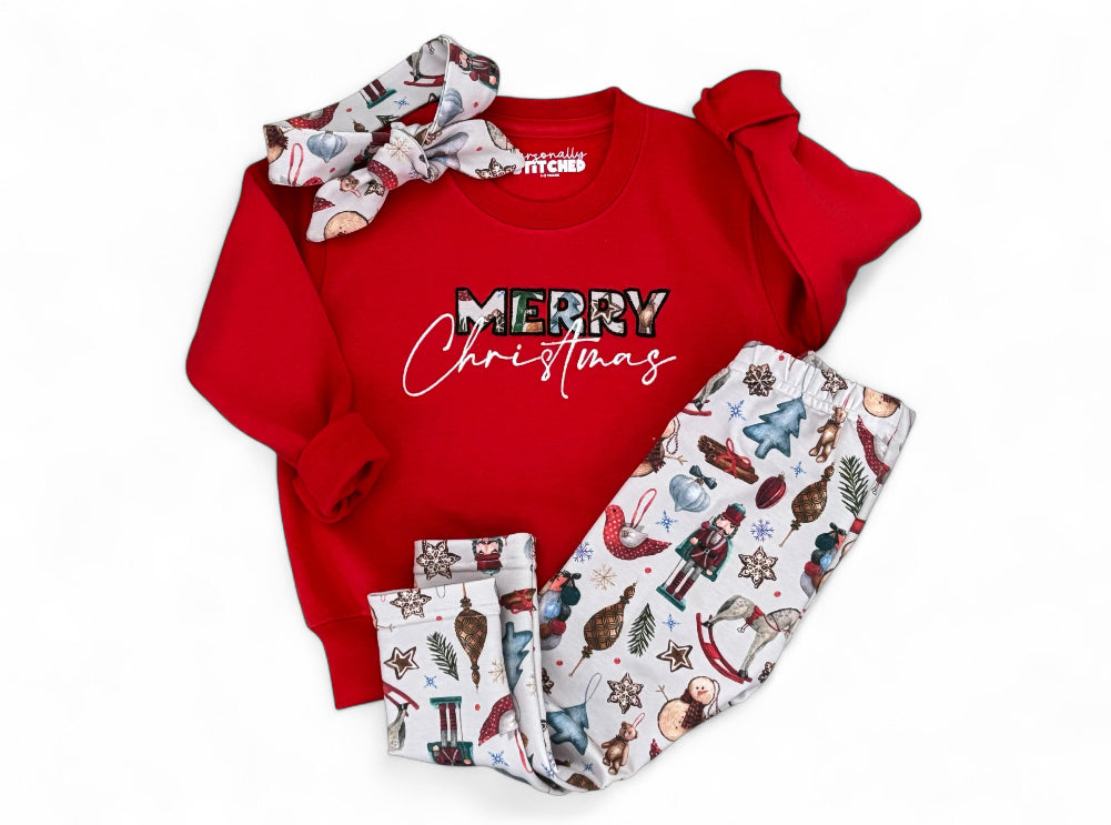 Winter Treasures French Terry Classic Leggings (Ready To Post)