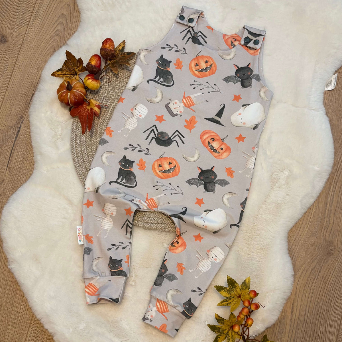Halloween Jersey - Playful Romper - READY TO POST