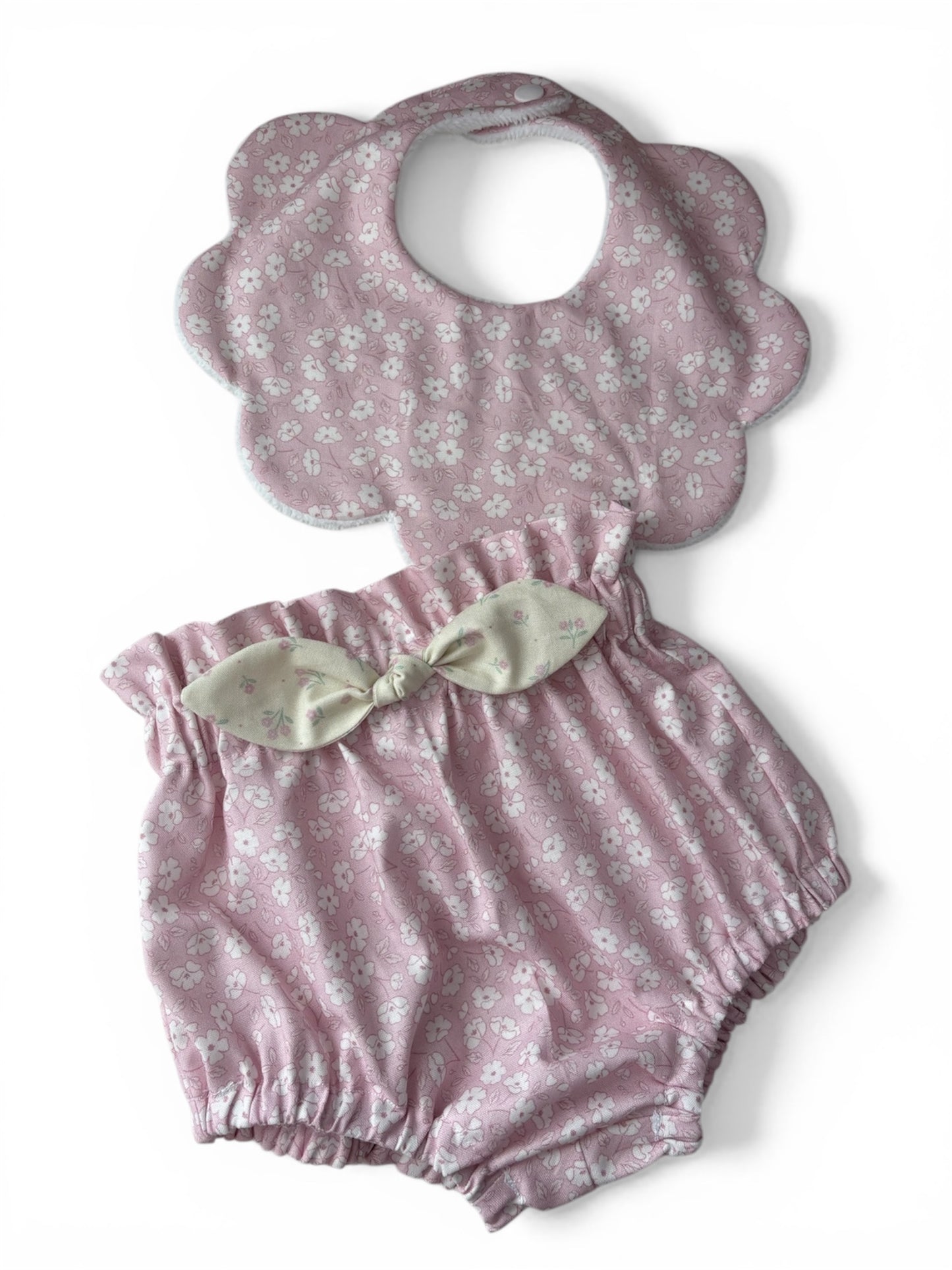 Dear Spring | Paper Bag Waist Bloomers | Blossom by Blossom - Pastel Pink