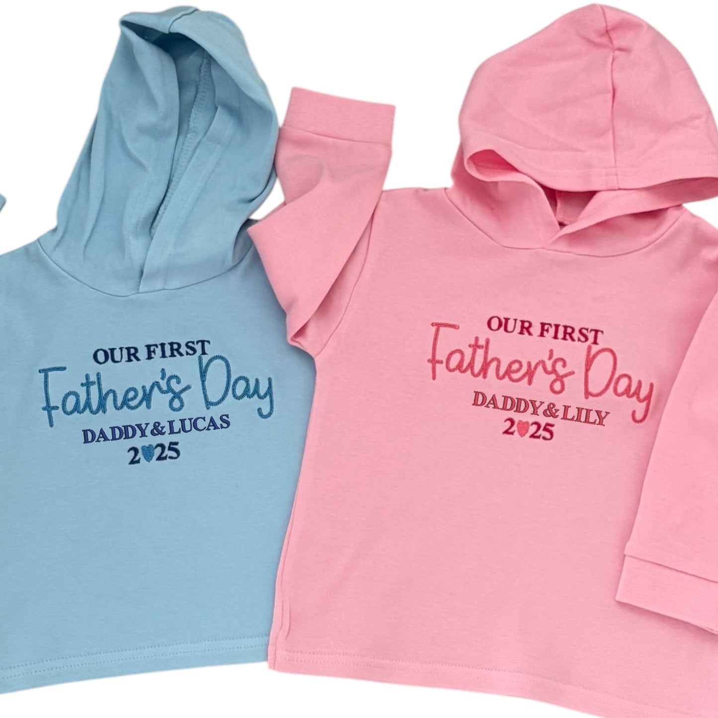 Kids Father's Day Long Sleeve Hooded T-Shirt