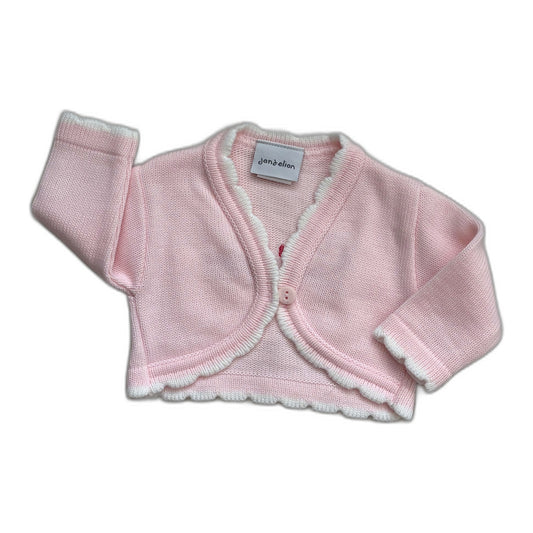 The Petal Bolero Cardigan — Personalised Pink Knitted Cardigan