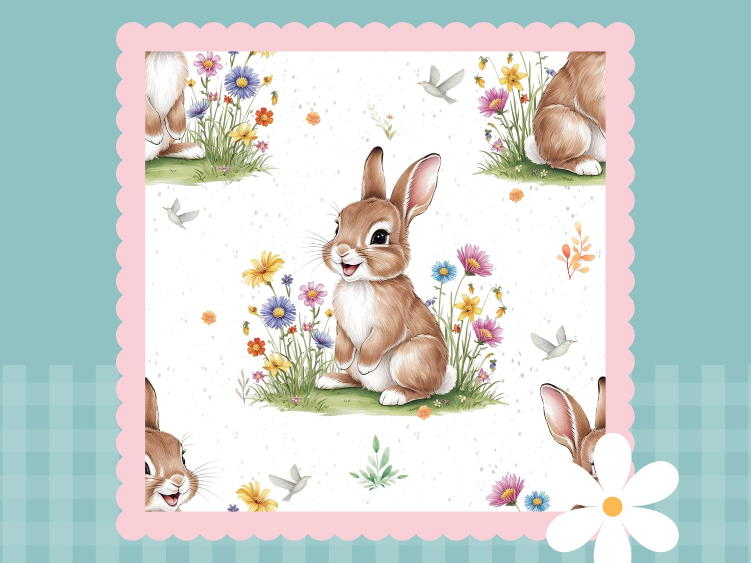 Exclusive Cutie Rabbit Print