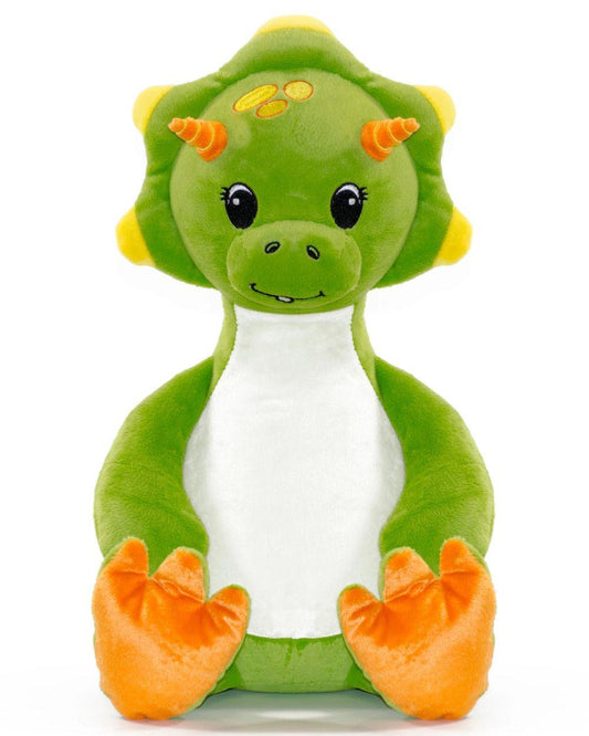 Sir Monty Green Dinosaur | Official Cubbies Soft Toy | Personalised