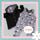 Floral Spider French Terry Romper