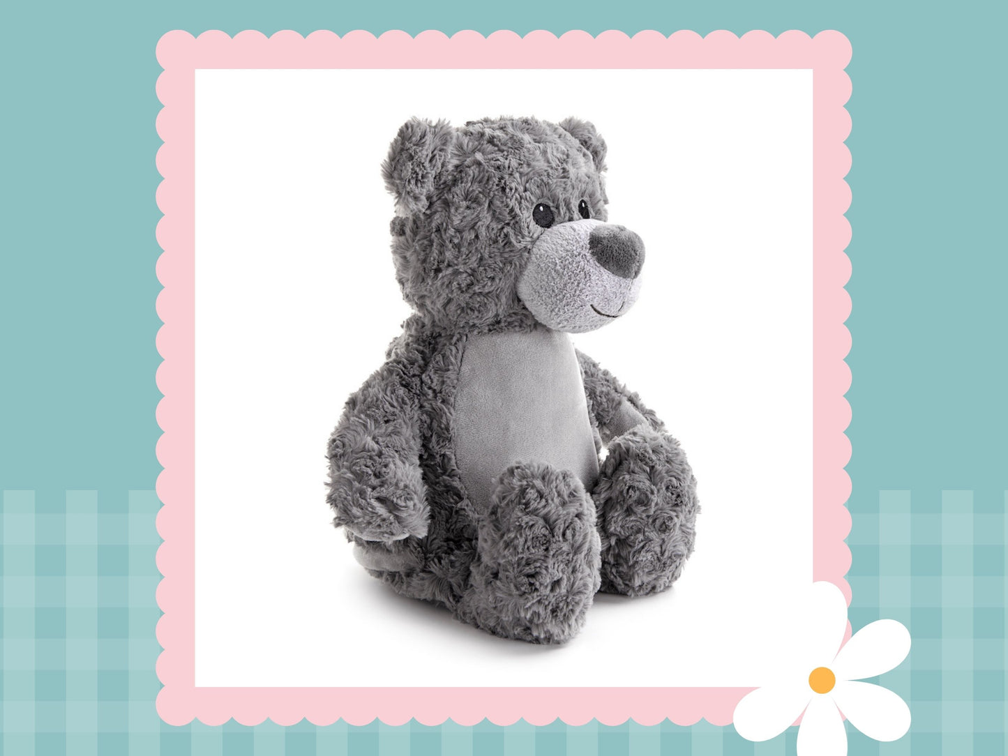 Grey Tummi Bear (Personalised)