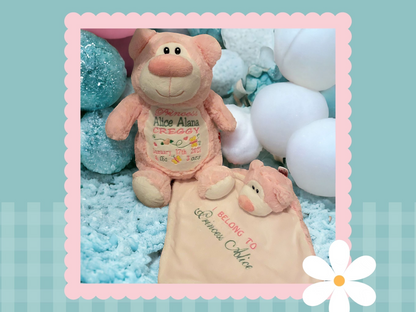 Pink Cubbyford | Official Cubbie Soft Toy | Personalised