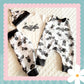 Handmade Bat Splats Print Playful Romper