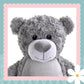 Grey Tummi Bear (Personalised)