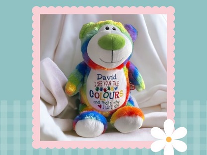 Rainbow Brights Cubbyford | Official Cubbie Soft Toy | Personalised