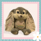 'Harvey' Grey Personalised Bunny