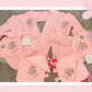 5 Piece Personalised Layette Set ✭ Elle The Elephant Design