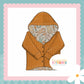 Cottage Bunnies Mint - Waffle Knit Hooded Cardigan
