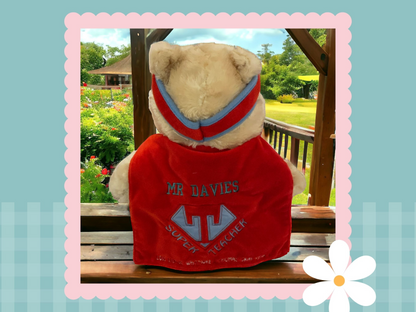 Red Hero Cubbyford | Official Cubbie Soft Toy | Personalised