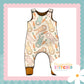 Cottage Bunnies Mint - French Terry Romper