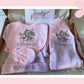 5 Piece Personalised Layette Set ✭ Elle The Elephant Design