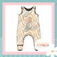 Cottage Bunnies Mint - French Terry Romper