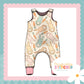 Cottage Bunnies Mint - French Terry Romper
