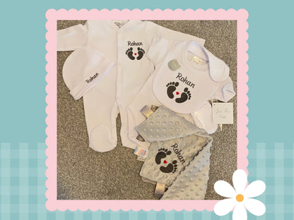 Embroidered Taggie comforters | Personalised