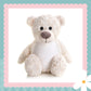 Cream Tummi Bear (Personalised)