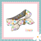 Pastel Check Bunny Print Tiny Knot Headband