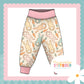 Cottage Bunnies Mint - French Terry Relaxed Fit Yoga Waist & Cuff Joggers