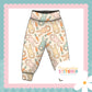 Cottage Bunnies Mint - French Terry Relaxed Fit Yoga Waist & Cuff Joggers