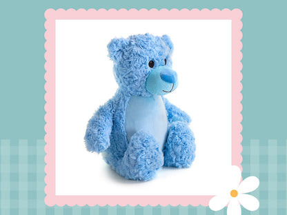 Personalised Blue Tummi Bear | Embroidered