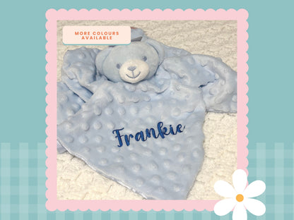 Personalised Bubble Bear Comforter | Embroidered