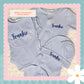 5 Piece Personalised Layette Set ✭ Name Only