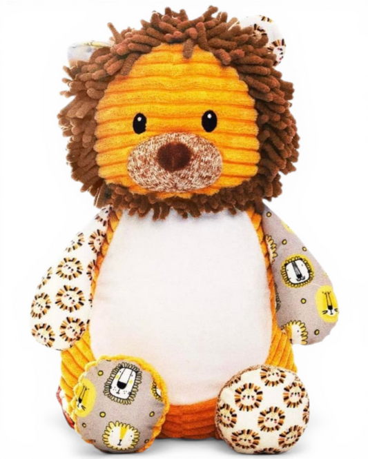 Numbutu Sensory Lion | Official Cubbie Soft Toy | Personalised