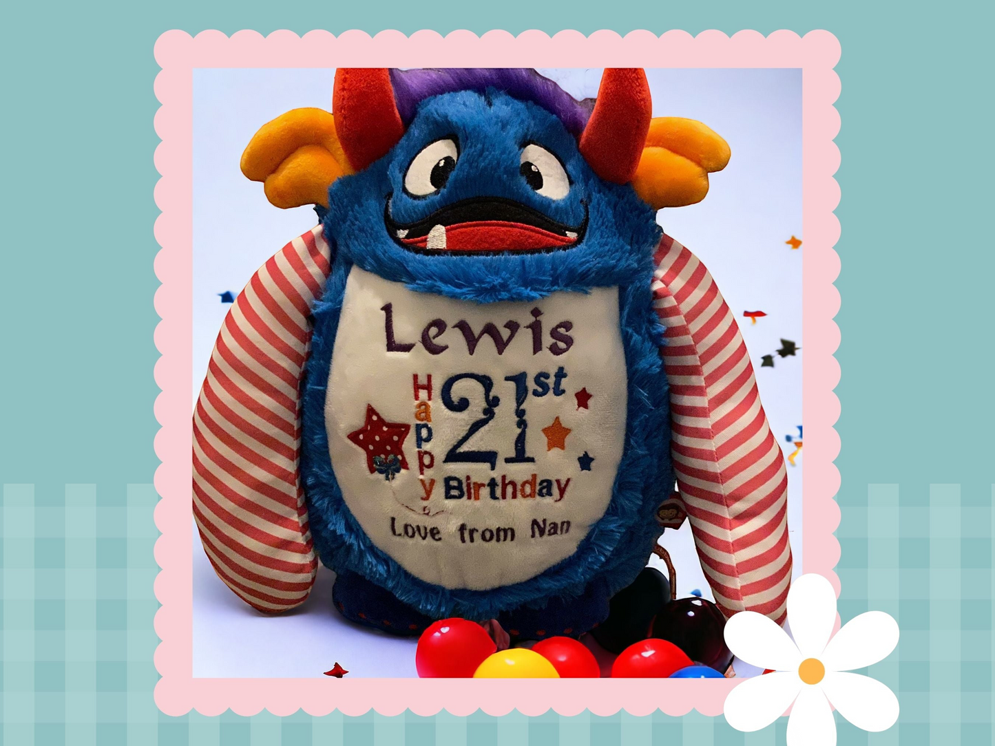 Spike Monster | Official Cubbie Soft Toy | Personalised