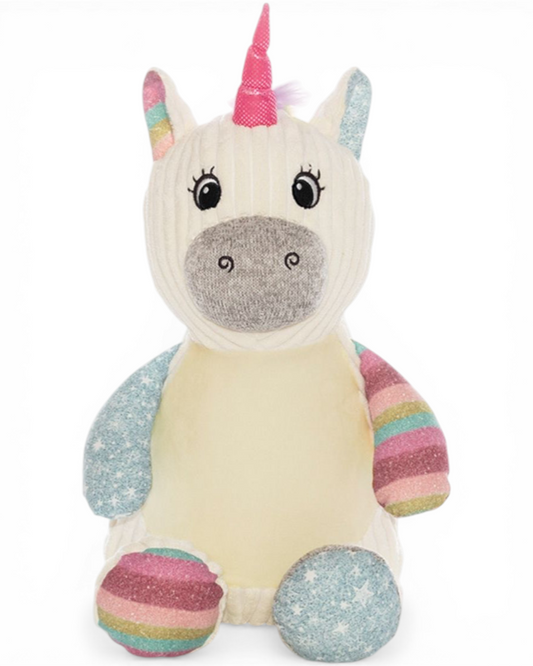 Rainbow Frost Unicorn | Official Cubbie Soft Toy | Personalised