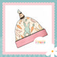 Cottage Bunnies Mint - Handmade Tie Knot Baby Hat