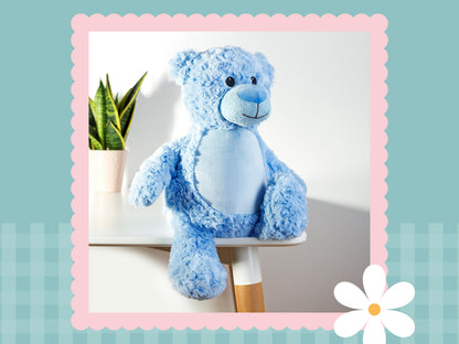 Personalised Blue Tummi Bear | Embroidered