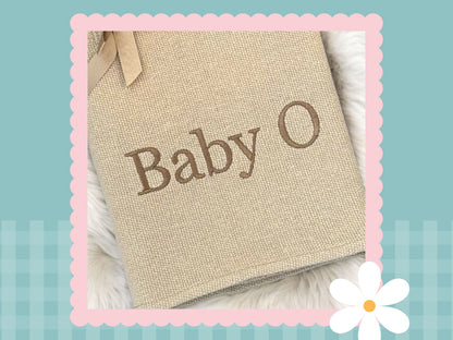 Personalised Deluxe Cellular Baby Blanket | Embroidered