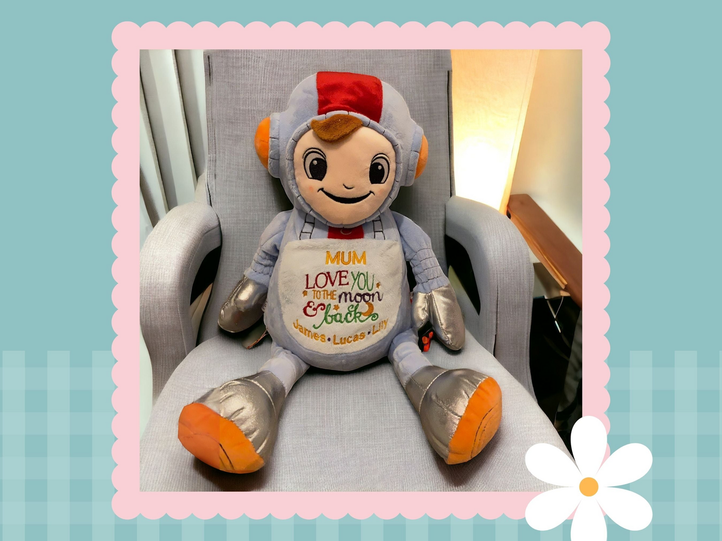 Galaxander the Astronaut | Official Cubbies Soft Toy | Personalised