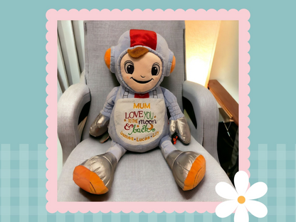 Galaxander the Astronaut | Official Cubbies Soft Toy | Personalised